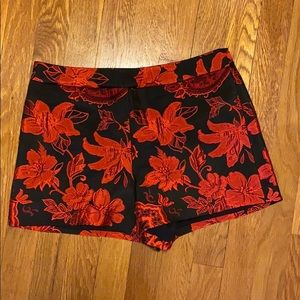 Alice + Olivia Marisa Floral Jacquard Shorts